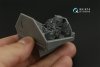 Quinta Studio QD32118 F-117A 3D-Printed & coloured Interior on decal paper (Trumpeter) 1/32